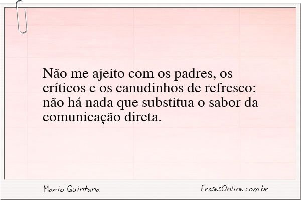 Frase de Mario Quintana