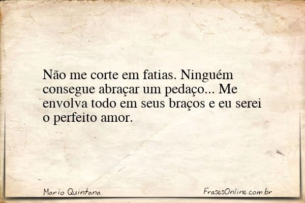 Frase de Mario Quintana