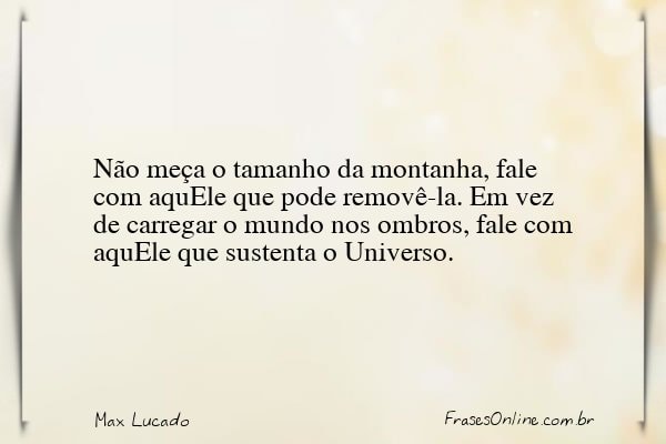 Frase de Max Lucado