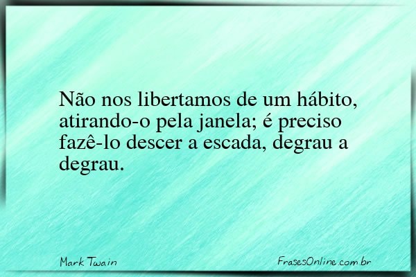 Frase de Mark Twain