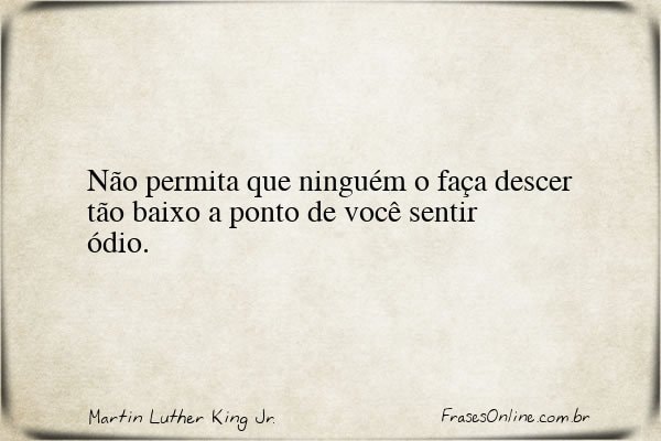 Frase de Martin Luther King Jr.