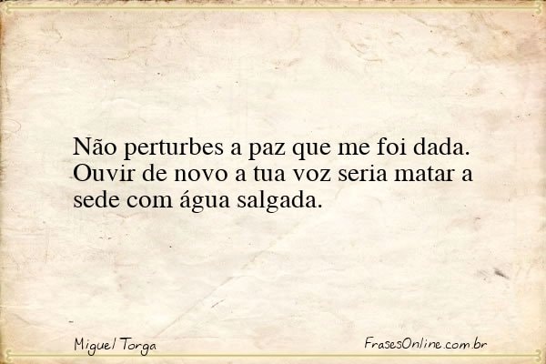 Frase de Miguel Torga