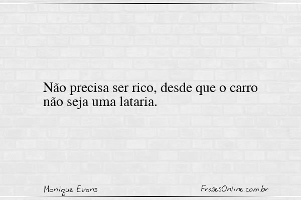 Frase de Monique Evans