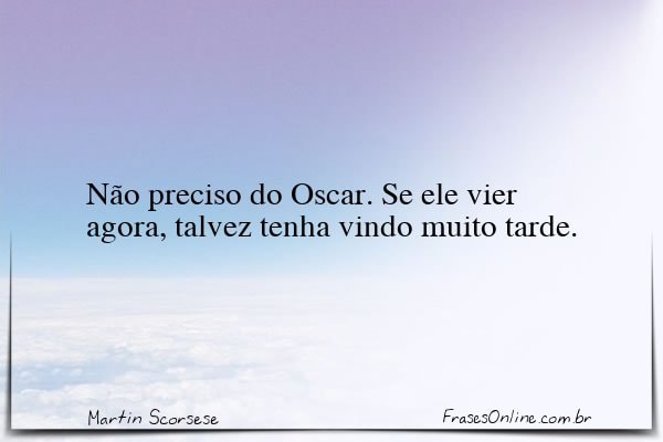 Frase de Martin Scorsese