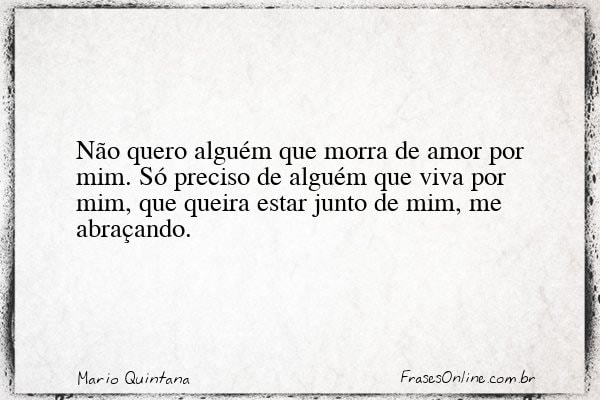 Frase de Mario Quintana