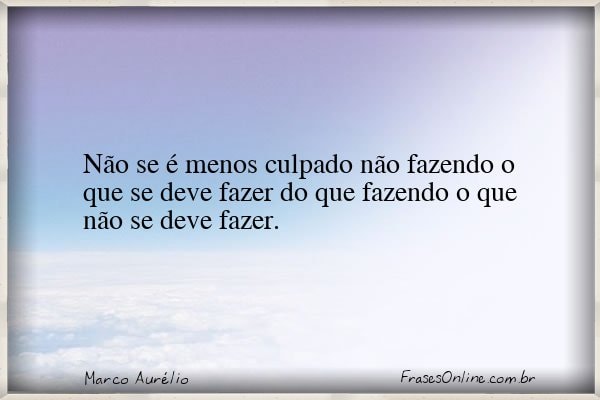 Frase de Marco Aurélio