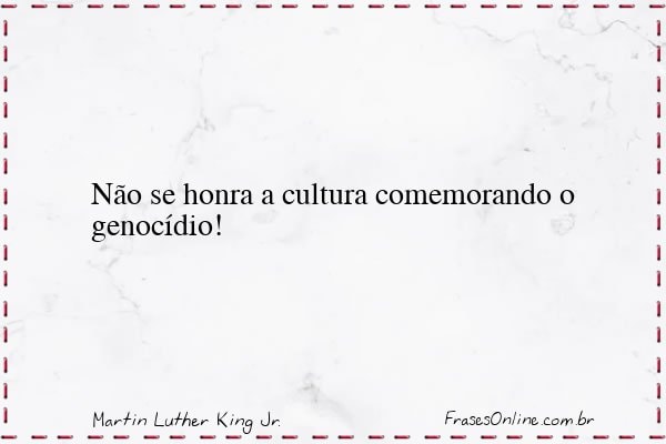 Frase de Martin Luther King Jr.
