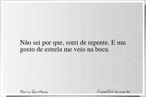 Frase de Mario Quintana