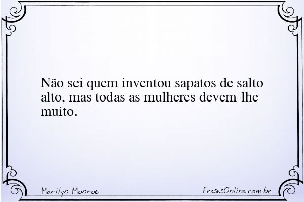 Frase de Marilyn Monroe