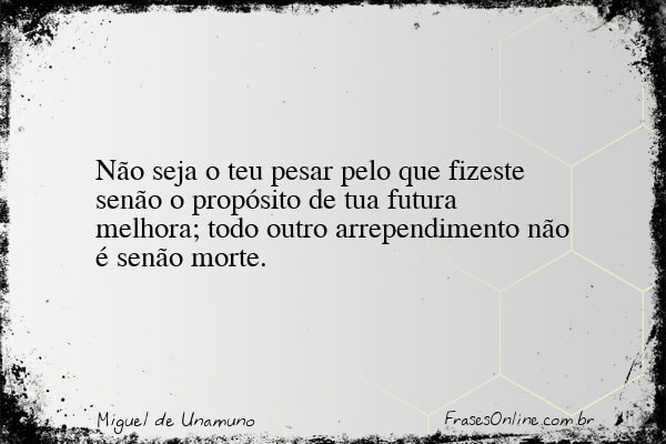 Frase de Miguel de Unamuno