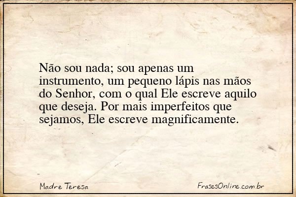 Frase de Madre Teresa