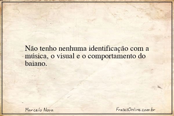Frase de Marcelo Nova