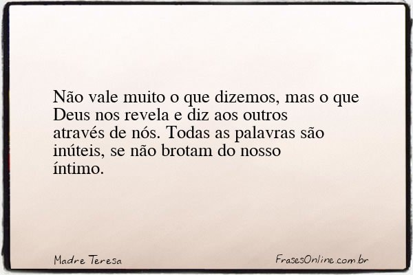Frase de Madre Teresa