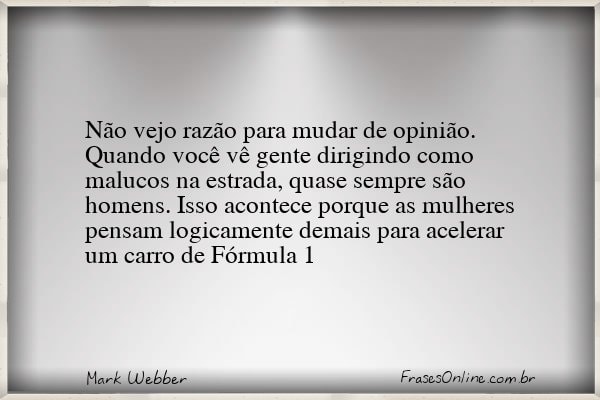 Frase de Mark Webber
