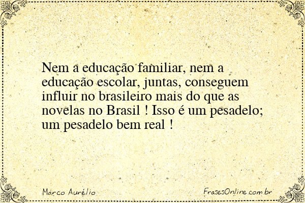 Frase de Marco Aurélio