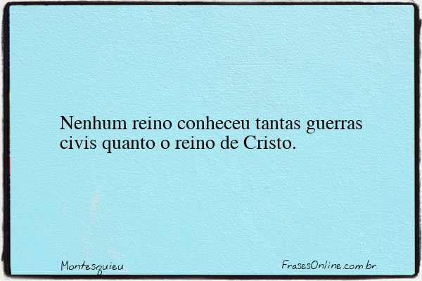 Frase de Montesquieu