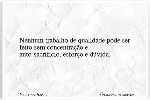 Frase de Max Beerbohm