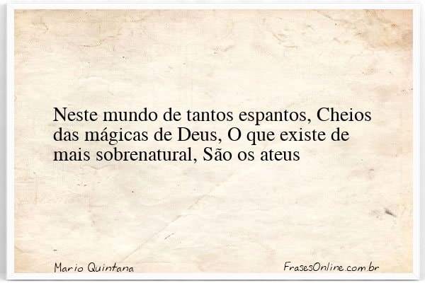 Frase de Mario Quintana