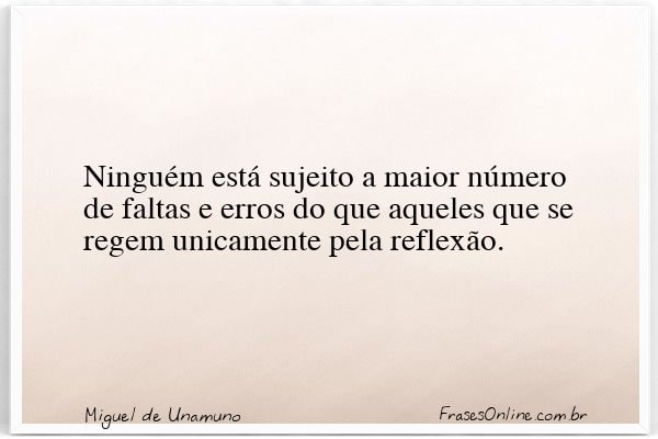 Frase de Miguel de Unamuno