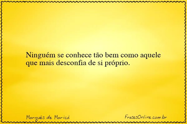 Frase de Marquês de Maricá