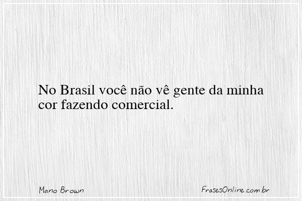 Frase de Mano Brown