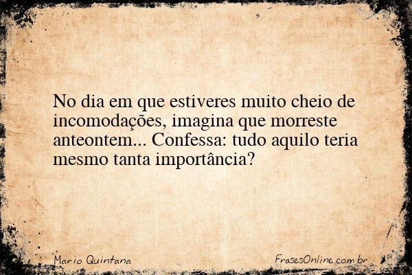 Frase de Mario Quintana