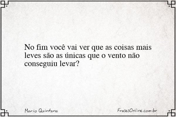 Frase de Mario Quintana