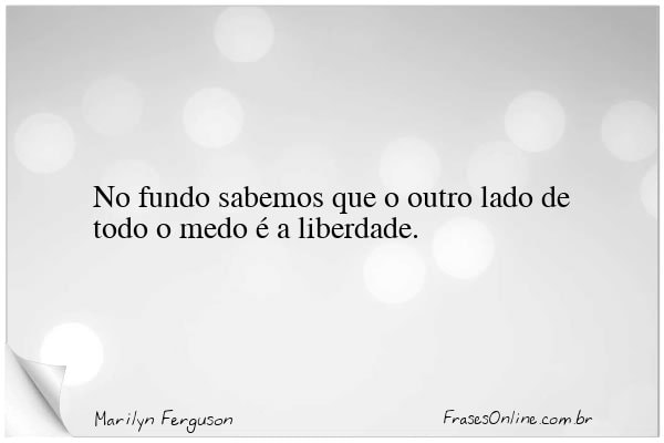 Frase de Marilyn Ferguson