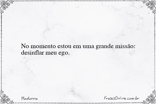 Frase de Madonna