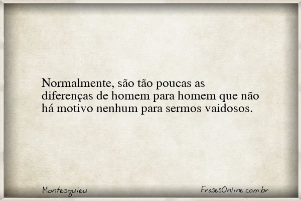 Frase de Montesquieu