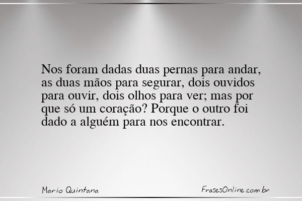 Frase de Mario Quintana