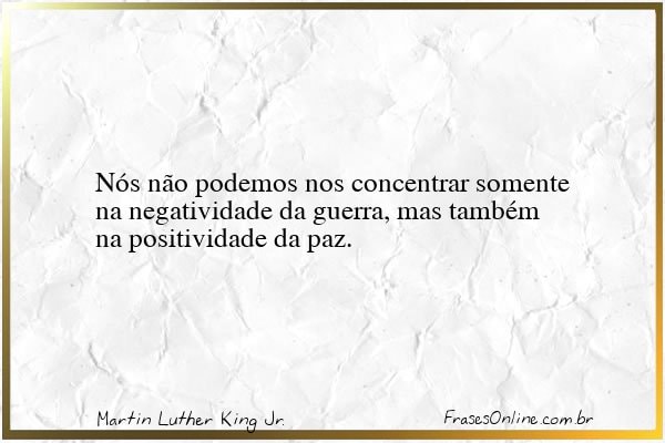 Frase de Martin Luther King Jr.