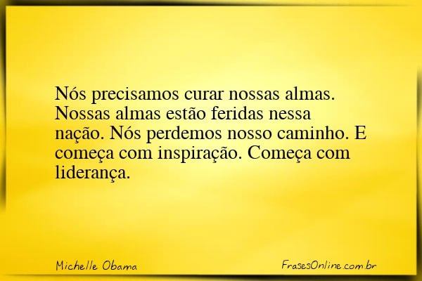 Frase de Michelle Obama