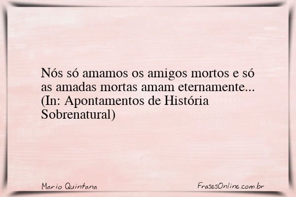Frase de Mario Quintana