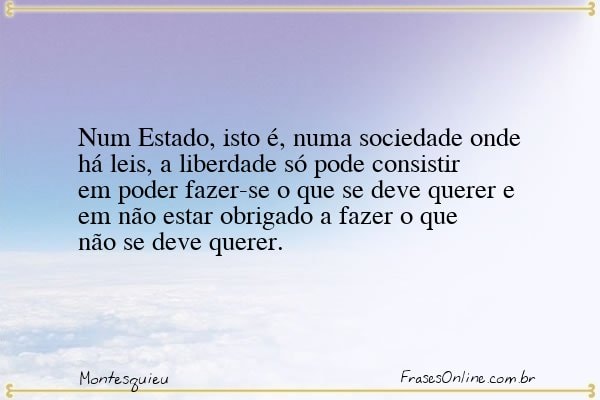 Frase de Montesquieu
