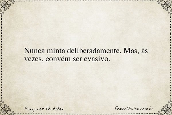 Frase de Margaret Thatcher