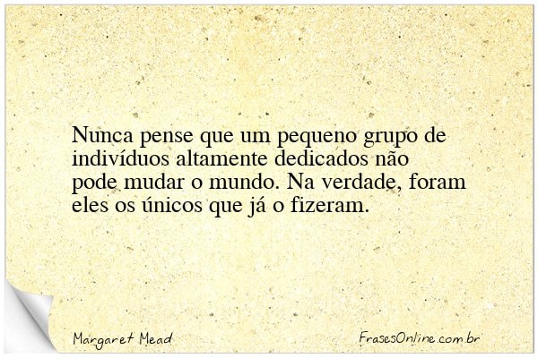 Frase de Margaret Mead