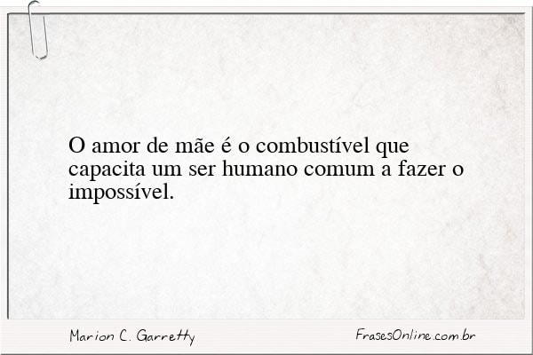 Frase de Marion C. Garretty