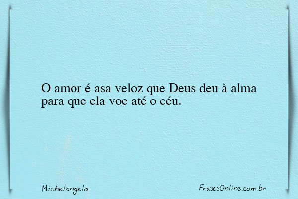 Frase de Michelangelo
