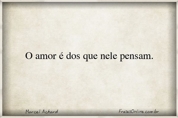 Frase de Marcel Achard