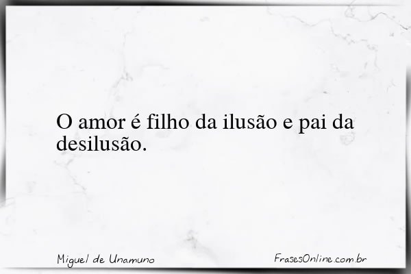 Frase de Miguel de Unamuno