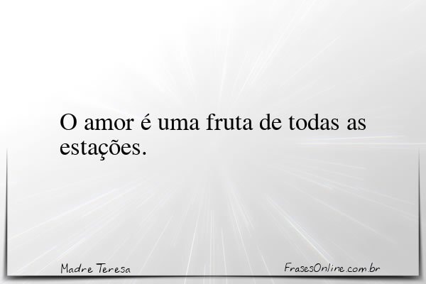 Frase de Madre Teresa