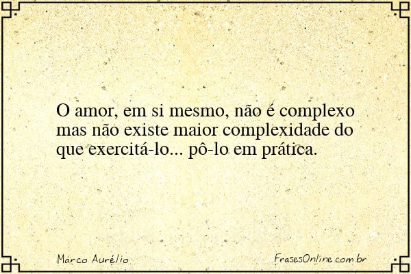 Frase de Marco Aurélio