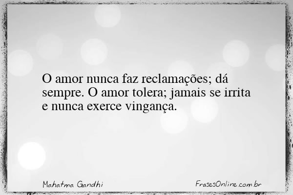 Frase de Mahatma Gandhi