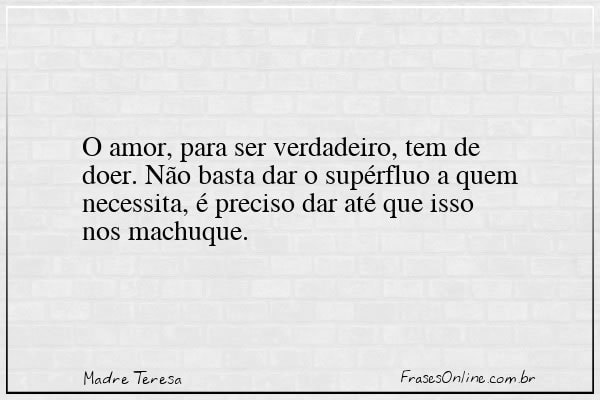 Frase de Madre Teresa