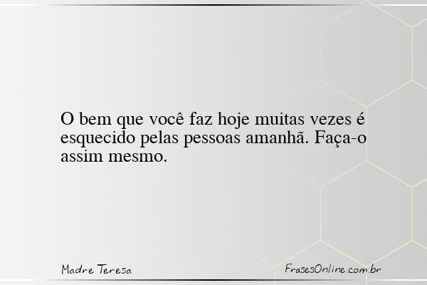 Frase de Madre Teresa