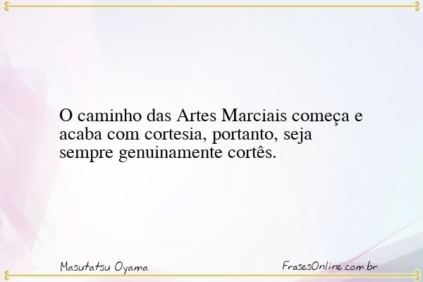 Frase de Masutatsu Oyama