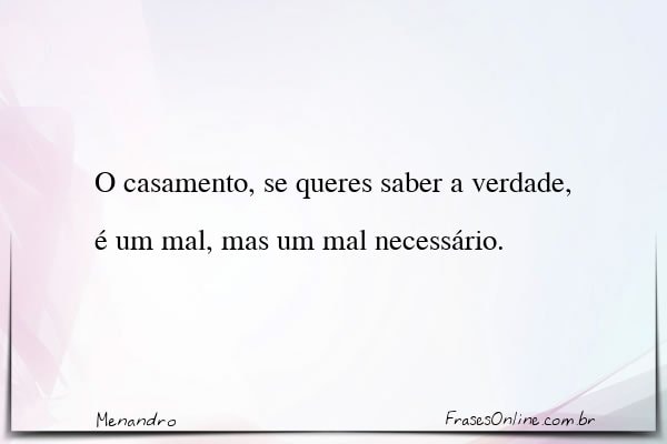 Frase de Menandro