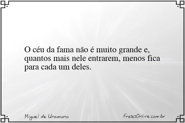 Frase de Miguel de Unamuno