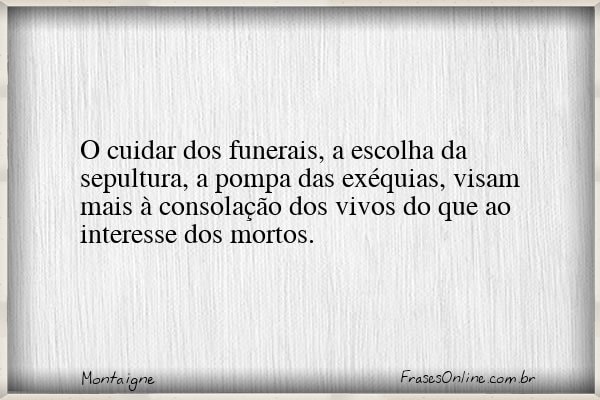 Frase de Montaigne